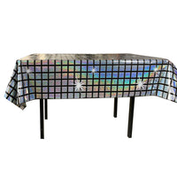 Disco Tablecloth Laser Background Decoration for Disco Theme Party
