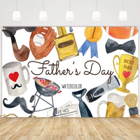 Shengyang 2024 New Father's Day Garden Flag Polyester Background Cloth Yard Festival Party Printed Hanging Flag