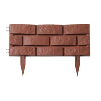 Plastic Interlocking Garden Fence Panels Decorative Landscape Edging Border