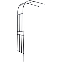 Garden Arch Trellis for Climbing Plants, Outdoor Steel Tube Rose Vine Support