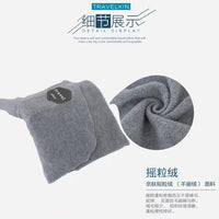 Ultra-Soft Memory Foam Travel Neck Pillow for Airplane & Car Support