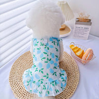 Pet Dog Cat Breathable Summer Sling Dress for Small Medium Large Breeds