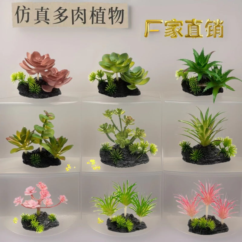Artificial Air Plant Succulent for Terrarium Decor