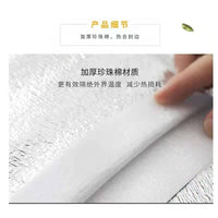 Disposable Insulated Thermal Bag for Food Delivery, Fruit, and Perishables - Thickened Aluminum Foil Cooler Box