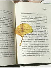 Ginkgo Leaf Acrylic Bookmark for Books and Planners