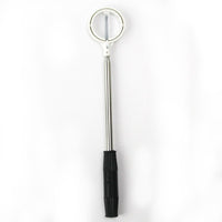 8-Section Telescopic Golf Ball Retriever with Dual Ring Head, Stainless Steel Portable Golf Course Accessory