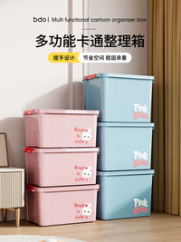 Large Capacity Plastic Storage Box for Snacks, Toys, and Clothes