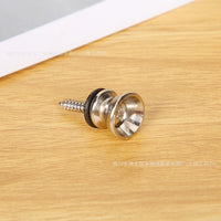 Guitar Strap Buttons Anti-Slip Metal End Pin for Acoustic Electric Guitars