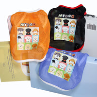 Pet Breathable Mesh Cartoon Print Summer Vest for Cats and Dogs