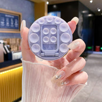 Silicone Suction Cup Phone Holder with Metal Stand for Apple Huawei Android