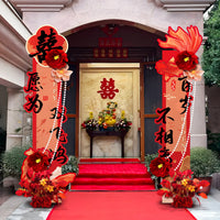 Wedding Arch KT Board Entrance Decor for Rural Home Courtyard