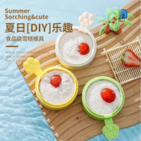Soft Silicone Creative Ice Cream Mold Homemade Popsicle Ice Lolly Children's Complementary Food Cheese Frozen Forming Mold