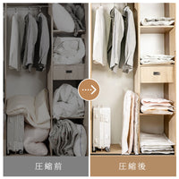 Vacuum Storage Bags for Clothes and Bedding with Optional Electric Pump