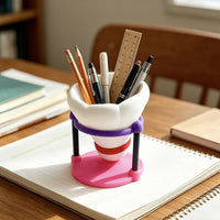 Badminton Racket Pen Holder Desk Organizer