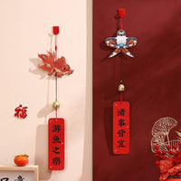 2026 New Year Horse-Themed Wind Chime Ornaments for Spring Festival Decor