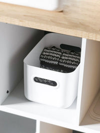 Desktop Storage Box with Drawers, Rectangular Plastic Organizer for Cosmetics and Jewelry