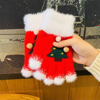 Winter Warm Knitted Touchscreen Gloves for Men and Women, Christmas Gift