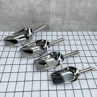 Stainless Steel Flat Bottom Scoop for Ice, Grains, Popcorn, Candy, Coffee Beans, Flour