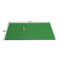 Golf Hitting Mat Indoor Outdoor Practice Mat Thickened Portable Mini Swing Training Aid