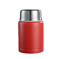 Portable 304 Stainless Steel Vacuum Insulated Food Jar with Spoon, Hot Food Container for Lunch
