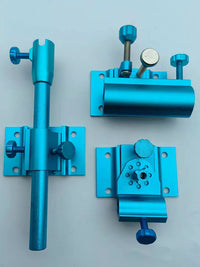 Aluminum-Magnesium Alloy Fishing Chair Accessories Set (Rod Holder, Keepnet Holder, Bait Tray)