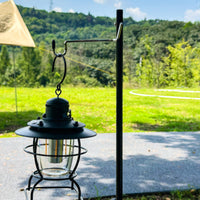 Outdoor Aluminum Alloy Camping Lamp Stand Portable Telescopic Stall Light Pole for Night Market and Desktop Use