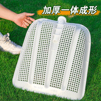 Heavy-Duty Plastic Scoop Shovel with Handle for Grain, Soil, and Fishing