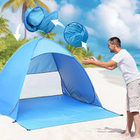 Automatic Pop-Up Beach Tent Sun Shelter for Camping and Outdoor Activities