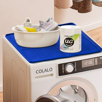 Silicone Washing Machine Top Cover Mat - Non-Slip, Waterproof, Dustproof & Shock Absorbing Appliance Protector