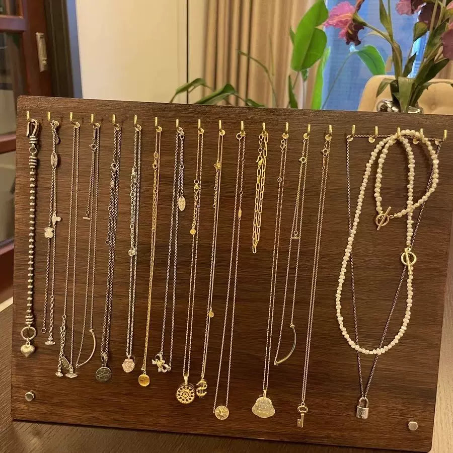 Jewelry Display Stand for Necklaces and Earrings, Large Capacity Organizer for Retail and Home Use