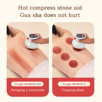 Electric Cupping Therapy Massager Scraping Device Meridian Brush for Body Relaxation and Muscle Pain Relief