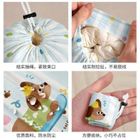 Down Jacket Compression Storage Bag Travel Clothes Organizer Dustproof Drawstring Pouch for Luggage