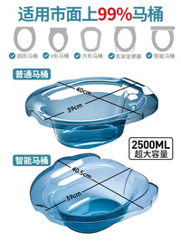 Foldable Sitz Bath Basin for Toilet, Postpartum Care, Hemorrhoid Treatment, and Perineal Soaking