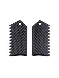 Surfboard Wax Comb with Carbon Fiber Texture for Paddleboards and Surfboards