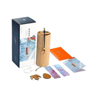 Japanese Style Bamboo Wind Chimes with Stand