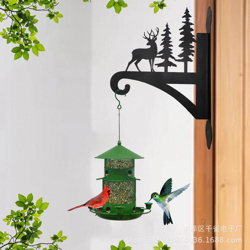 Decorative Wall Hooks for Bird Feeders and Home Decor, Fairy and Animal Designs