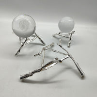 Crystal Ball Display Stand Metal Tripod Holder for Spheres and Ornaments