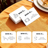 100-Card English Party Drinking Game Set