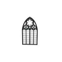 Dollhouse Gothic Style Window Frame Miniature Decor