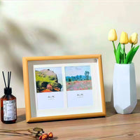 Creative Multi-Aperture Wooden Photo Frame for 6-Inch Photos
