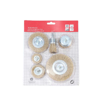Wire Brush Wheel Set for Rust Removal and Polishing, Compatible with Drills and Die Grinders