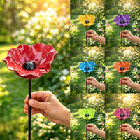 Creative Iron Art Hummingbird Feeder for Outdoor Garden Decoration