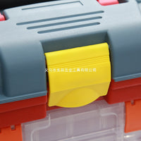 4-Layer Transparent Storage Box with 72 Compartments for Fishing Lures and Small Parts