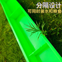 Poultry Feeder Trough Anti-Splash for Chickens Ducks Birds