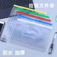 Transparent Waterproof Document Folder for Office and School, A4/A5/A6 Sizes