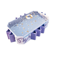 Portable Foldable Inflatable-Free Family Swimming Pool for Kids Outdoor Water Play