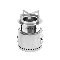 Portable Outdoor Wood Burning Stove Multi-functional Camping Fire Pit
