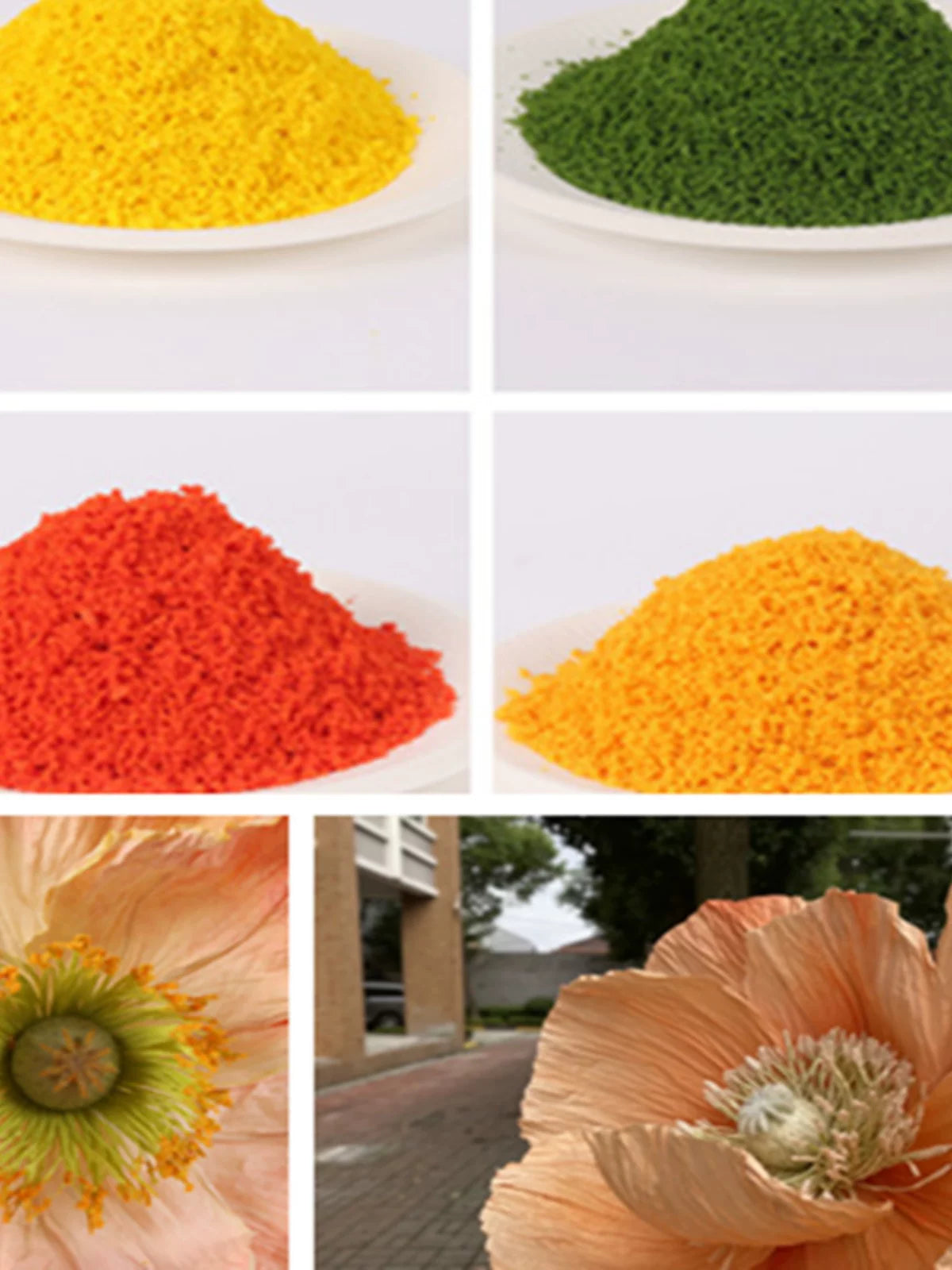 Artificial Tree Powder for DIY Sand Table & Architectural Models, Sponge Grass Powder, Handmade Flower Stamen Material
