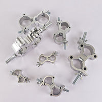 Aluminum Alloy Stage Light Clamp for Truss Pipe, Single/Double Ring Coupler