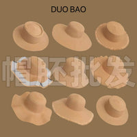 DIY Straw Hat Blanks for Summer Sun Protection - Foldable & Octagonal Styles